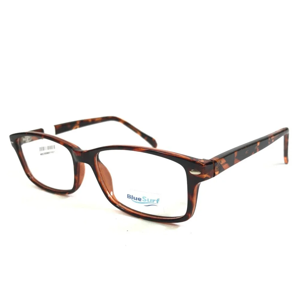 Blue Surf Eyeglasses Frame AZ/BS 01 COL 10 Tortoise Rectangle Full Rim 52-16-140